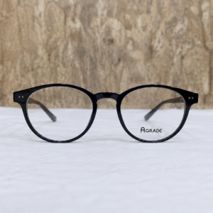A Grade Unisex Premium Black Round Eyeglass Frame